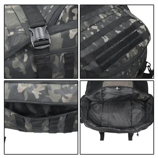 40L 60L 80L Sport Travel Bag Molle Tactical Backpack Gym Fitness Bag Large Duffle Bags for Camping Hunting Fishing - Image 6